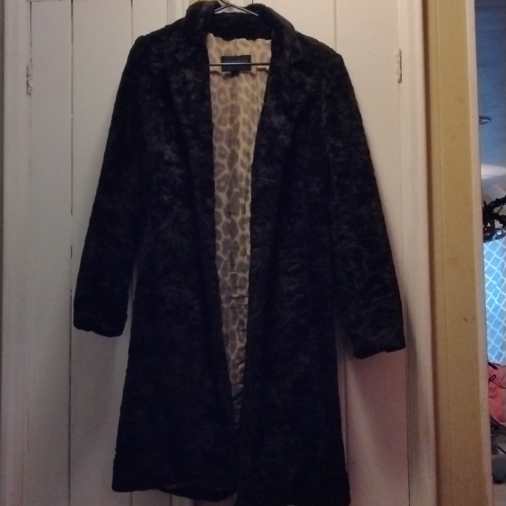 Express velvet fur coat brown punk, goth, steampunk, vampire